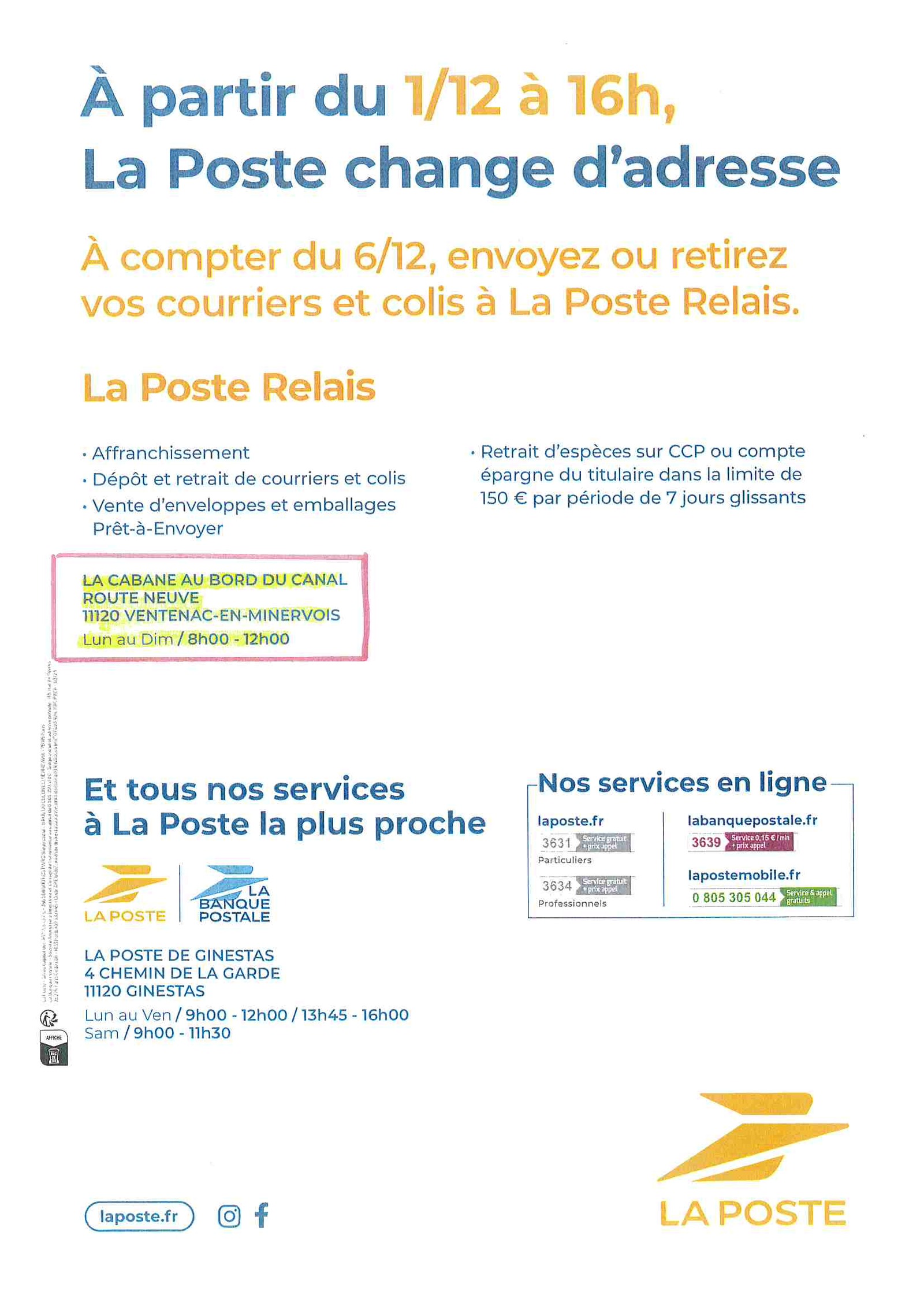 POSTE RELAIS